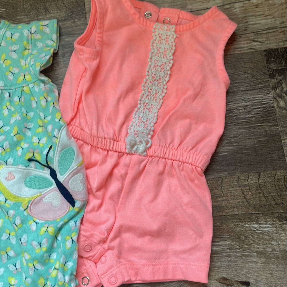 Carters Rompers - Picture 2 of 3
